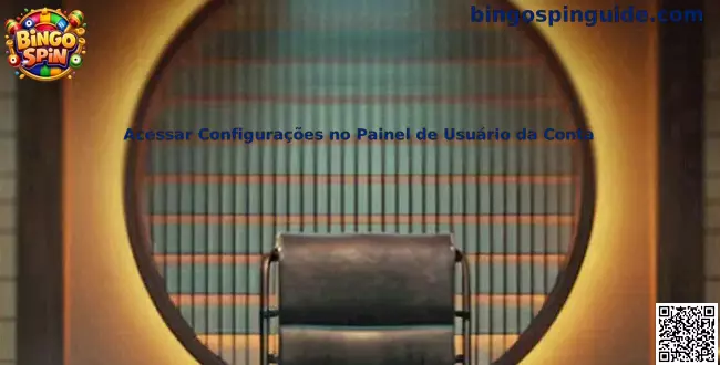 Acceso a configuraciones del panel de usuario de la cuenta Bingo Spin