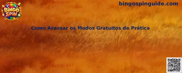 Como Acessar os Modos Gratuitos de Prática en Bingo Spin