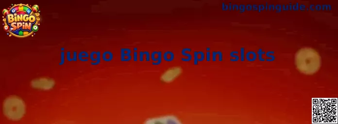 Interfaz del juego Bingo Spin slots con cartones y rodillos virtuales